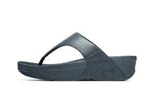 Fitflop Lulu Womens Black Sandals Fitness Slippers